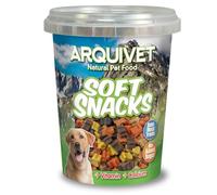 ARQUIVET Soft Snacks - Mini Ossi mix - 300 gr - Snack per cani a forma di osso piccoli - Snack per cani - Alimento complementare