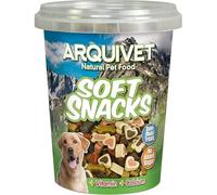 ARQUIVET Soft Snacks - Mix ossicini i e cuoricini - 300 gr - Snack per cani a forma di cuore - Snack per cani - Alimento complementare