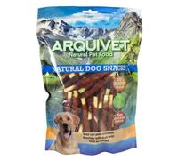 ARQUIVET Twist di anatra arrotolata - 13 cm / 1 Kg - Snack 100% naturali per cani - prelibatezze per cani - Prodotto leggero - Molto ricco di sostanze nutritive