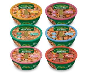 ARQUIVET VARIETY PACK 6 unità - FreshHome - 6 diverse ricette di stufato - 280 g - Cibo umido completo per cani