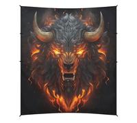 Arrabbiato Ha Licenziato Bisonte Tenda da Spiaggia Facile da Montare,Parasole per Campeggio con Sacchi di Sabbia,Palette e Picchetti Ideale per Picnic