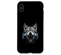 Arrabbiato Testa di Lupo Ruggente Selvaggio Animale For Custodia per iPhone XS Max