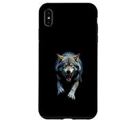 Arrabbiato Testa di Lupo Ruggente Selvaggio Animale For Custodia per iPhone XS Max