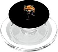Arrabbiato Volpe Testa Ruggente Animale Selvaggio Foresta PopSockets PopGrip per MagSafe