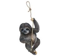 Arrampicata bradipo albero da appendere giardino albero ornamento statua scul...