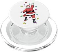 Arrampicata su parete al coperto, Babbo Natale, divertenti arrampicatori PopSockets PopGrip per MagSafe