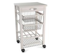 Arredamenti Italia ARTURO Carrello porta vivande Bianco