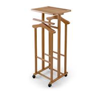 Arredamenti Italia Indossatore SMART, 2 gruccie, 1 portapantaloni e ripiano