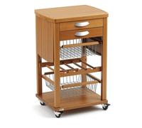 Arredamenti Italia SANTIAGO Carrello porta vivande Ciliegio