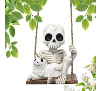 Arredamento Del - Ornamento Del Di Halloween | Swing Swing Ghost Dog Auto A Ciondolo, Decorazione Appesa Spettrale, Pezzo Inquietante Per La Porta Della Casa, Cimitero, Recinzione Da Gia