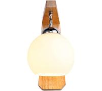 Arredamento del Rubinetto Cucina Lampada in Legno Pendente, tonalità di Vetro, lampade compatibili con Camera per Letto corridoio sconde da Parete Balcone, Illuminazione a Sospensione