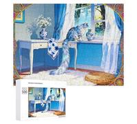 arredamento della stanza puzzle per adulti gatto dalla coda lunga 500 pezzi puzzle premium puzzle in legno,per adulti regalo