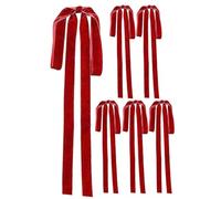 Arredamento di fiocchi di Natale, 23,6 × 15,7 pollici di avvolgimento del set per imballaggi regalo, ornamento festivo con 6 pezzi Design per vacanze, matrimonio, festa, festival, raccolta, auto, atti
