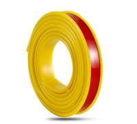 arredamento di mobili flessibili a forma di U, Fascetta autoadesiva a forma di U in TPE 5 m multicolore 9-40 mm per(Yellow,17mm)