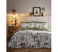 furn. arredamento. Set di coperture per piumini astratti floreali di Frida