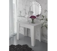 Arreditaly Consolle Allungabile Moderna Tavolo Estensibile Da 54 A 306 cm Con 6 Allunghe Ideale Per 14 posti Salvaspazio Guide In Metallo Design Per Soggiorno Salotto Cucina Ingresso Bianco