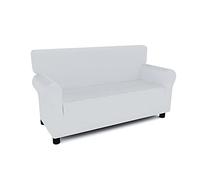 Arreditaly Copridivano Elastico Universale Copripoltrona Elasticizzato Con Braccioli Per Divano E Poltrona Fodera Antiscivolo Antimacchia Antigraffio Cani E Gatti Design Moderno (4 Posti, Panna)