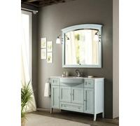 ARREDO BAGNO MOBILE COUNTRY CHIC RC01 cm.132 FINITURA DECAPE A SCELTA