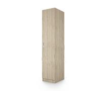 ARREDO DA CASA Armadio Wenge/rovere Chiaro O Rovere Stile Moderno Mobile Anta Singola Multiuso con Ripiani Uso Come Scarpiera AI1010 (rovere chiaro)