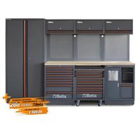 ARREDO OFFICINA PIANO LEGNO + 268 UTENSILI + ZAINO OMAGGIO - BETA - C45PRO 2.0