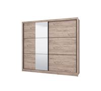Arredo Stock ARMADIO SCORREVOLE CON SPECCHIO E DUE ANTE 242X60X215,5