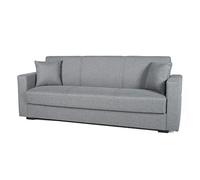 Arredo Stock Divano letto moderno Afrodite (Grigio, 3 posti) 212x80x87 cm | divano letto
