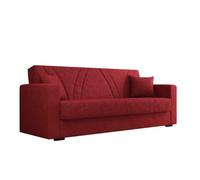 Arredo Stock Divano letto tre posti, 214x89x81 cm (Red)