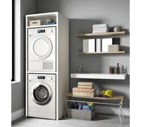 Arredo Stock Mobile a colonna per lavatrice ed aciugatrice (Doppio)