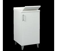 Arredobagno e Cucine Mobile lavatoio in legno,cm.50x50x87, in kit, 2 ante,vasca e asse lavapanni