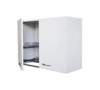 Arredobagno e Cucine Mobile scolapiatti armadietto pensile 80 per cucina, 2 sportelli H.60