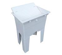 Arredobagnoecucine Mobile lavatoio in resina con asse di lavaggio cm.60x40 h75 cm, da esterno