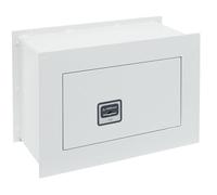 Arregui 10034, Cassaforte A Muro A Chiave, Grigio Chiaro, 5 L, 20 X 30 X 15 Cm