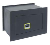 Arregui 281310 Cassaforte a Muro a Chiave, 7 l volume, Grigio