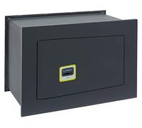Arregui 281320 Cassaforte a Muro a Chiave,Ideal 10 mm, Grigio Scuro, 10L
