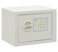 ARREGUI Blue 650100B Cassaforte Elettronica da Armadio in Acciaio | 17x23x17 cm | 5 L | Cassetta di Sicurezza per Casa e Ufficio | Tastiera con Codici Programmabili | con Chiave di Emergenza | Bianco