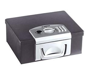 ARREGUI Bric C9547 Cassetta di sicurezza con apertura elettronica per trasportare documenti e denaro | Cassetta Portavalori in acciaio | Cassaforte portatile a valigetta de 32 cm di larghezza | Nero