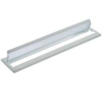 ARREGUI C613 Maxi Copri fessura in acciaio per Porte o Cancelli Esterno, Portalettere Esterno, Apertura 32,5 x 3 cm, Anticorrosivo, Facile da Installare, Misura 34,6 x 7,5 cm, Bianco