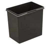 ARREGUI CBZ00684 Secchio di Plastica di Ricambio per Pattumiera per Raccolta Differenziata | 23 L | Grande Capacità per la Plastica | Per i Modelli Basic, Top, Round, Ecoclas e Ecoclas Plus | Nero