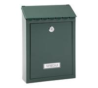 ARREGUI Civic E5723-C Cassetta Postale Individuale in Acciaio | Cassetta Postale Da Esterno | Dimensione S (DIN A5) | Facile da Montare | Verde