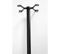 Arregui E2112A Supporto Verticale in Acciaio per Cassetta Postale Arregui Americano, Paletto di Supporto per Cassetta Postale Americana, Altezza 144 cm, Nero