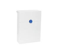 ARREGUI E6731-BLU Postale Indiviuale con Segnaletica di Numero, Personalizzabile, Dimensione M Riviste, Cassetta della Posta da Parete, Serratura Coperta, Bianco, DIN A4-37 x 26,8 x 10 cm
