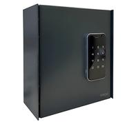 Arregui Keypro PLPRO14 Armadio per chiavi con 14 ganci | Serratura elettronica con tastiera | Cassetta di sicurezza in acciaio per 14 chiavi | Facile installazione a parete | 22 x 20 x 10 cm | Grigio