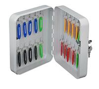 CASSETTA ARMADIETTO DI SICUREZZA PORTACHIAVI A MURO 20 POSTI 20x16x60 cm