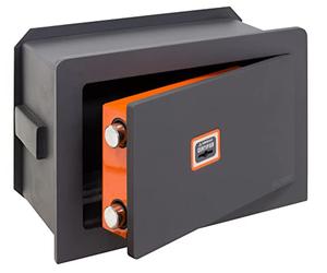 ARREGUI Plus C 181310 Cassaforte a muro con serratura certificata a chiave | Cassaforte da incaso a parete con Fondo Estensibile | Alto livello di sicurezza | 21 x 32 x 15/22 cm | 4 a 8 L