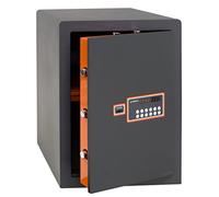ARREGUI Plus C Cassaforte con presa con chiave e codice | Cassaforte mobile, Serratura certificata a Chiave | Cassaforte elettronica con tastiera, doppia sicurezza (57L - 52 x 38,5 x 36 cm)