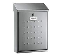 ARREGUI Premium E5607 Cassetta Postale Individuale in Acciaio Inossidabile, Cassetta della Posta da Parete, Dimensione M (DIN A4 e Riviste), Facile da Montare, Inox