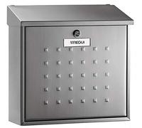 ARREGUI Premium Maxi E5617 Cassetta Postale Individuale in Acciaio, Di Grandi Dimensioni, Cassetta della Posta da Parete, Dimensione L (Riviste e Buste C4), Facile da Montare, Inox