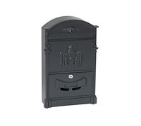 ARREGUI Residencia D-2151/GA Cassetta Postale Individuale di Stile Classico in Alluminio, Dimensione M (DIN A4 e Riviste), Grigio antracite