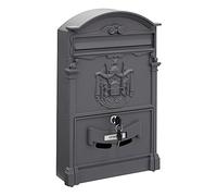 ARREGUI Residencia D-2151/GA Cassetta Postale Individuale di Stile Classico in Alluminio, Dimensione M (DIN A4 e Riviste), Grigio antracite