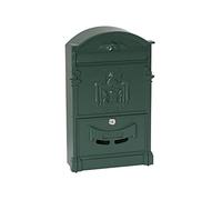 ARREGUI Residencia D-2151/V Cassetta Postale Individuale di Stile Classico in Alluminio, Dimensione M (DIN A4 e Riviste), Verde